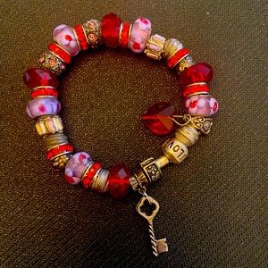 Pandora style charm bracelet